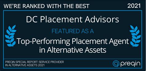 Dc Placement Advisors Has Been Named As A Top Performer In Alternative