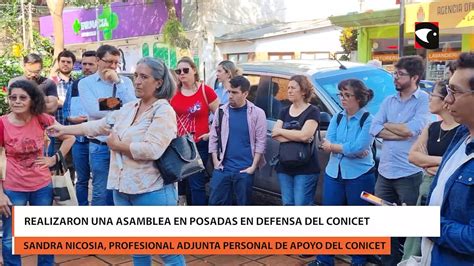 Realizaron Una Asamblea En Posadas En Defensa Del Conicet Vídeo