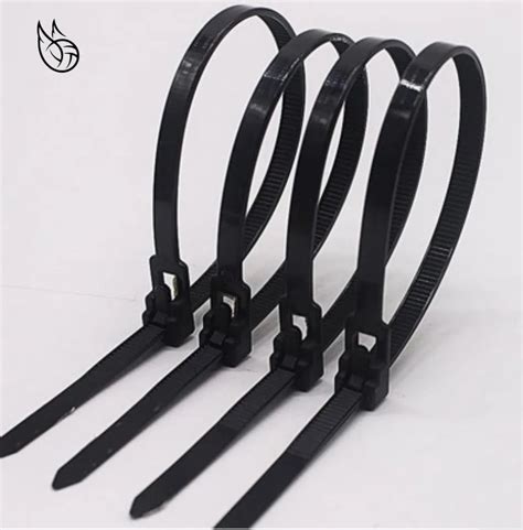 Releasable Nylon Cable Ties May Loose Slipknot Tie Reusable Packaging