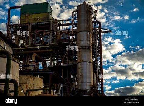 Sugar Cane Refinery Stock Photo Alamy