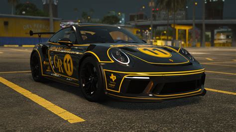 2019 Porsche 911 GT3 RS John Player Special Livery GTA5 Mods