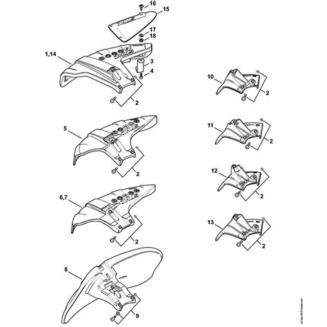 Stihl FS 360 C EM Clearing Saw FS 360 C EM Parts Diagram P DEFLECTOR