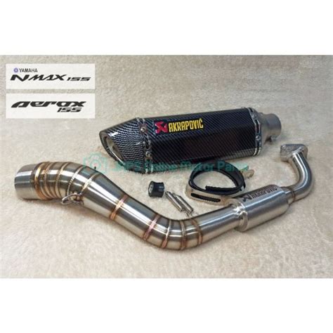 RT Akrapovic SC Project Full System Exhaust Pipes For NMAX V2 V2 1 2020