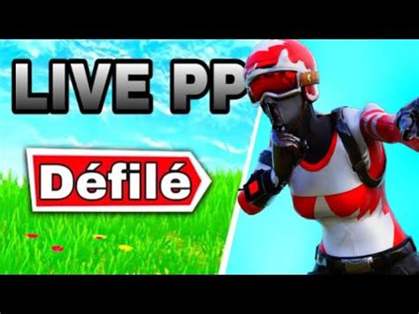 Live Fortnite Fr D Fil De Mode Concours De Skin Partie Perso