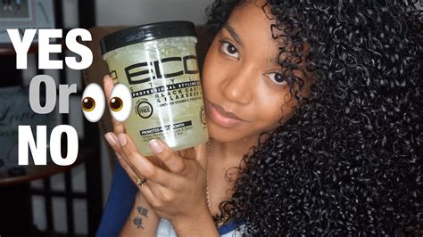 New Eco Styler Black Castor And Flaxseed Oil Gel Detailed Review Wash