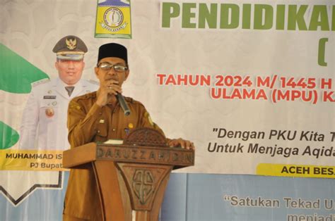 Mpu Aceh Besar Gelar Pendidikan Kader Ulama Tahun Pos Aceh