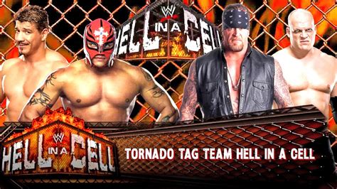 Wwe 2k23 Rey Mysterio And Eddie Guerrero Vs Undertaker And Kane Hell In A Cell Youtube