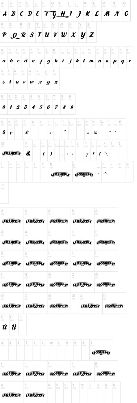 gullias特粗手写英文花式logo设计字体下载 看飞碟