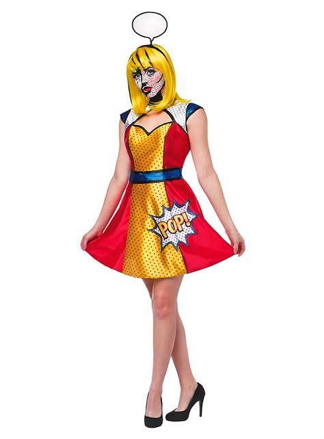 Pop Art Girl Costume - maskworld.com