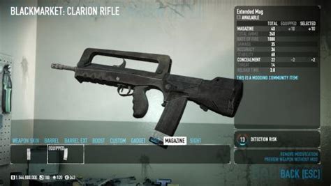 FAMAS Various Attachment PAYDAY 2 Mods ModWorkshop