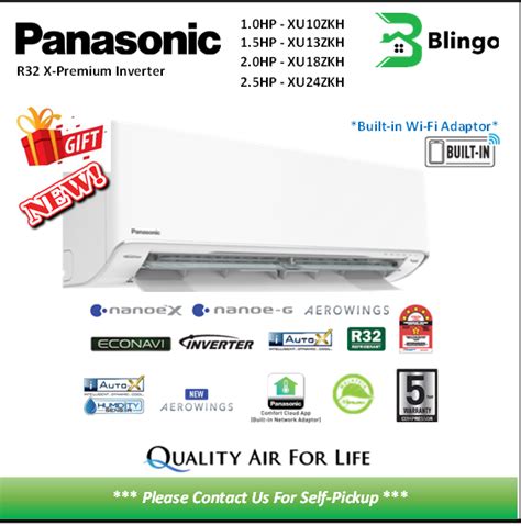 Panasonic 20hp R32 X Premium Inverter Wall Mounted Air Conditioner Cs