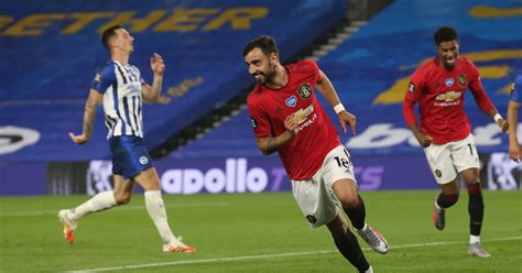 Brighton vs Manchester United highlights and reaction after Fernandes ...