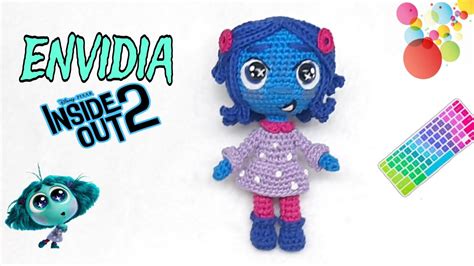 ENVIDIA INTENSAMENTE AMIGURUMI TUTORIAL PASO A PASO PRIMERA PARTE