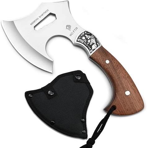 NedFoss Hatchet With Sheath 9 Inch Full Tang Small Axes And Hatchets