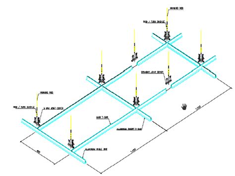 Cleanroom Ceiling Grid Q Dot System Technology