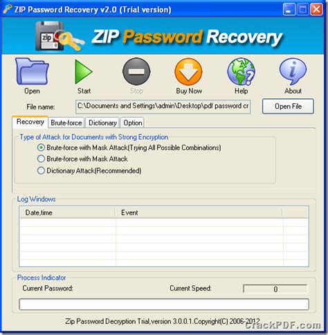 How To Crack Zip Password To Access Zip Archive Pdf Rassword Recovery