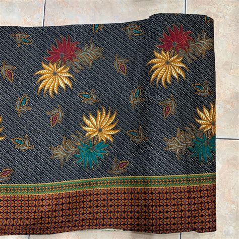 Jual Kain Batik Katun Premium Halus S Bahan Rok Kebaya Kemeja