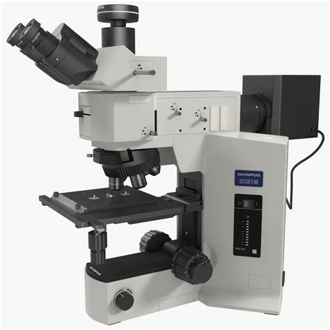 Microscope Olympus Bx51m 3d Model