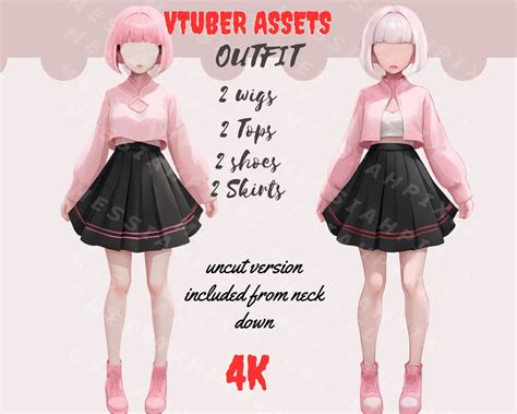 Vtuber Asset 2 Vtuber Outfit Clothing Asset Vtuber Clothing Transparent