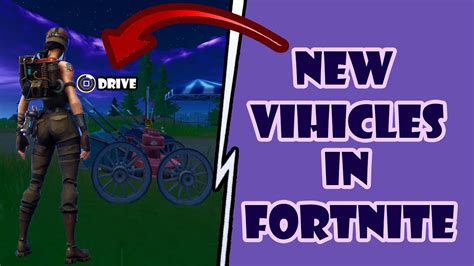 NEW Vehicles Coming To Fortnite YouTube