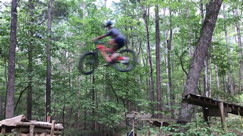 mountain bike jumps  rtp north carolina youtube