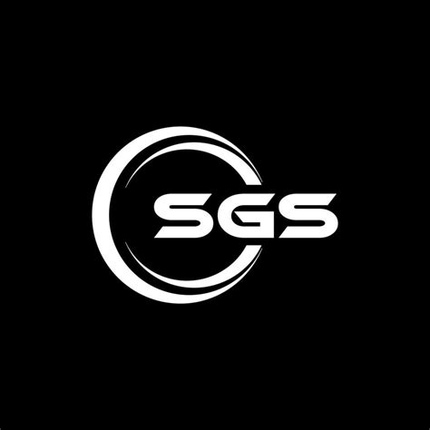 Sgs Letter Logo Design In Illustration Vector Logo Calligraphy