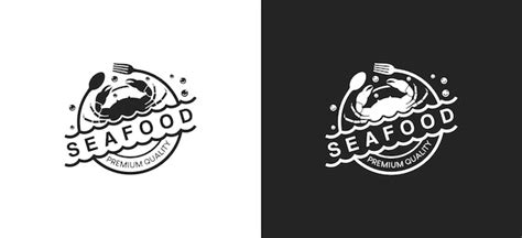 Premium Vector Seafood Restaurant Logo Design Template Crab Symbol