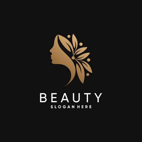 Diseño De Logotipo De Mujer De Belleza Para Salón De Belleza Con