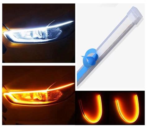 Drl Led Strip Auto Dagrijverlichting Met Richtingaanwijzer Cm