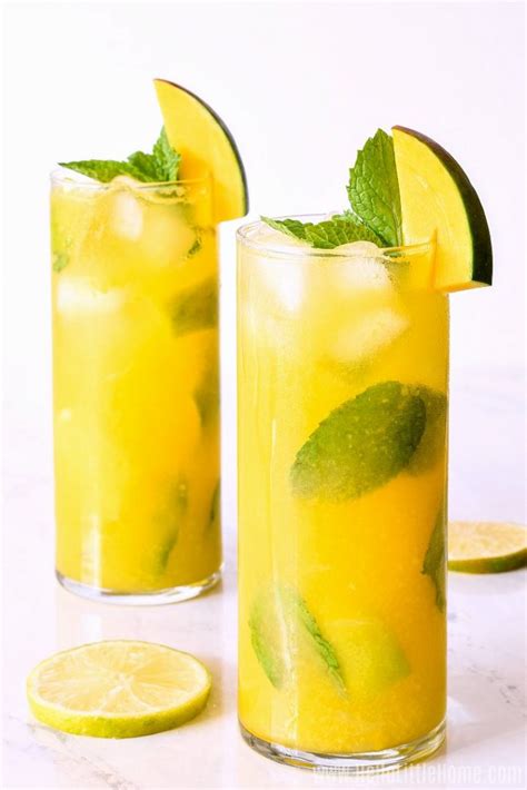 Mango Mojito Fresh Easy Recipe Hello Little Home