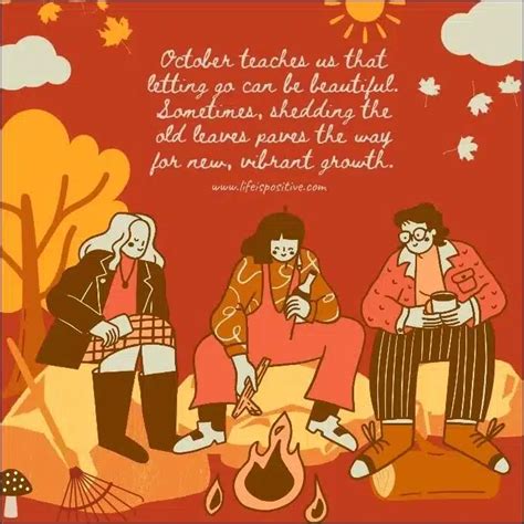 Top 10 October Month Quotes to Embrace Autumn's Magic - Life is Positive