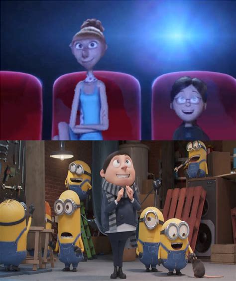 Lucy and Margo watch Minions the Rise of Gru by Disneyponyfan on DeviantArt