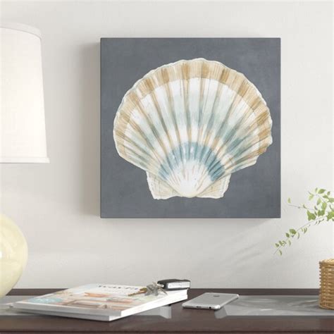 East Urban Home Shell On Slate Iii Acrylic Painting Print On Wrapped