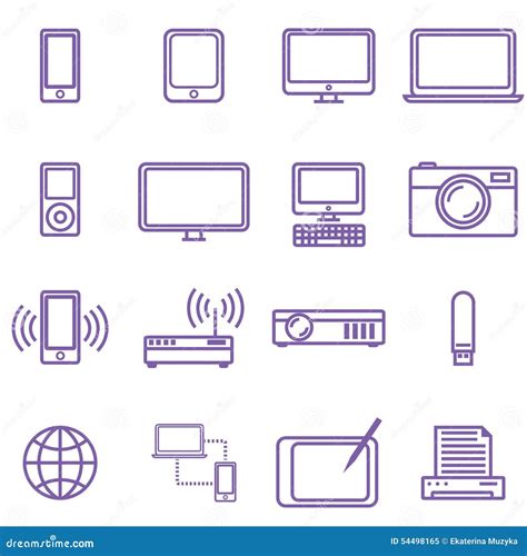 Iconos Médicos Fijados Ejemplo Del Vector En Diseño plano Linear Los