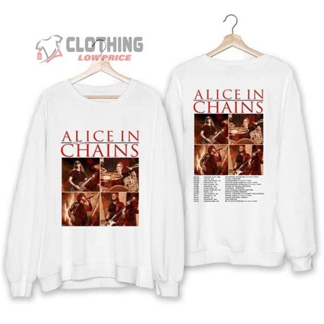 Alice In Chains 2023 Fall Tour US Headline Merch, Alice In Chains Band ...