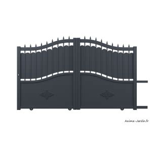 Portail Coulissant M Aluminium Traditionnel Ines Garden Gate