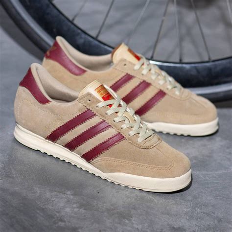 SEPATU ADIDAS BECKENBAUER ALLROUND BROWN MAROON ORIGINAL 100 Fesyen