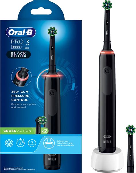 Oral B Pro Cross Action Black Edition Elektrische Zahnb Rste