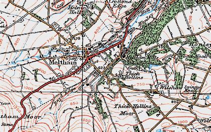 Meltham Mills photos, maps, books, memories - Francis Frith