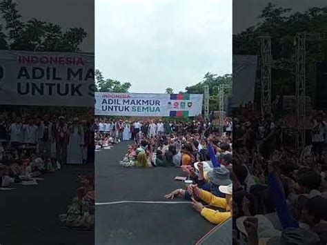 Kampanye Akbar Di Brebes Anies Baswedan Menyanyikan Ya Lal Wathon