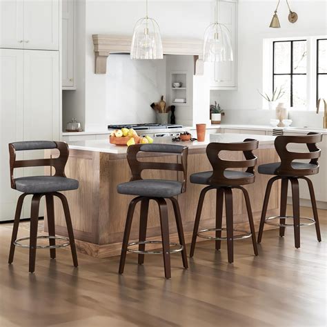 counter height bar stools set   faux leather counter stools