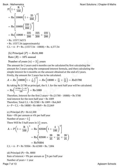 Ncert Solutions Class 8 Maths Chapter 8 Comparing Quantities