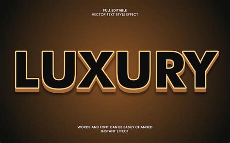 Premium Vector Luxury Text Effect