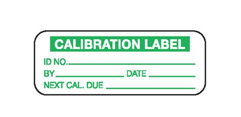 Round Calibration Label 34 44 Off