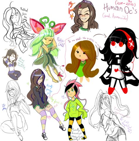 My Human Ocs Doodles By Asikku On Deviantart