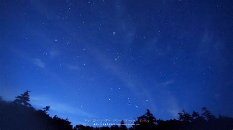 自然風景のワイド壁紙 1920x1080：星降る空｜無料ワイド高画質壁紙館