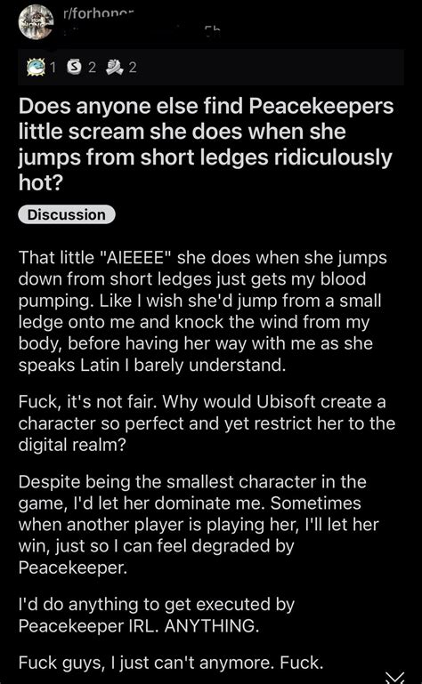 Least Horny R Forhonor User R Gamingcirclejerk