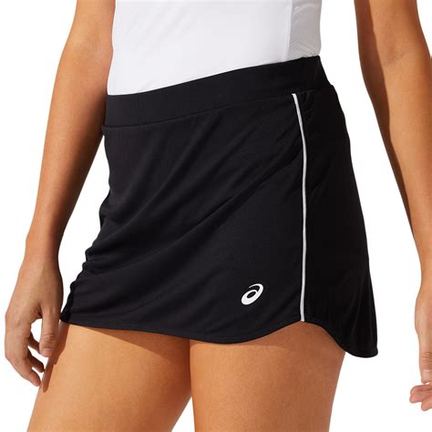 Asics Womens Court Tennis Skort Performance Black Direct Badminton