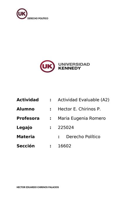 Ae Actividad Evaluable Derecho Pol Tico Uk Actividad Actividad