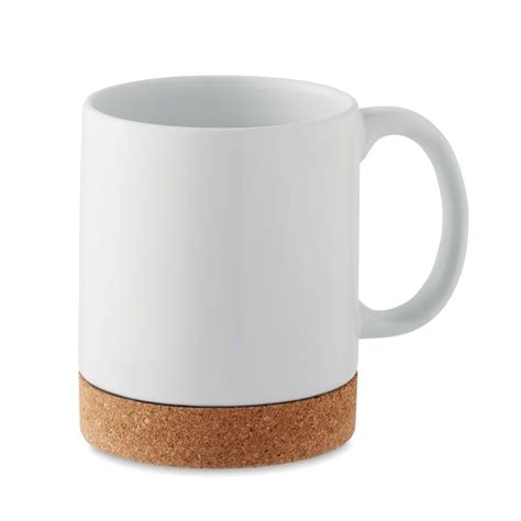 Taza Cerámica con Base de Corcho 280 ml desde 2 06